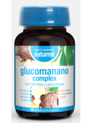 Glucomanano Complex 500mg - 60 Cápsulas - Naturmil